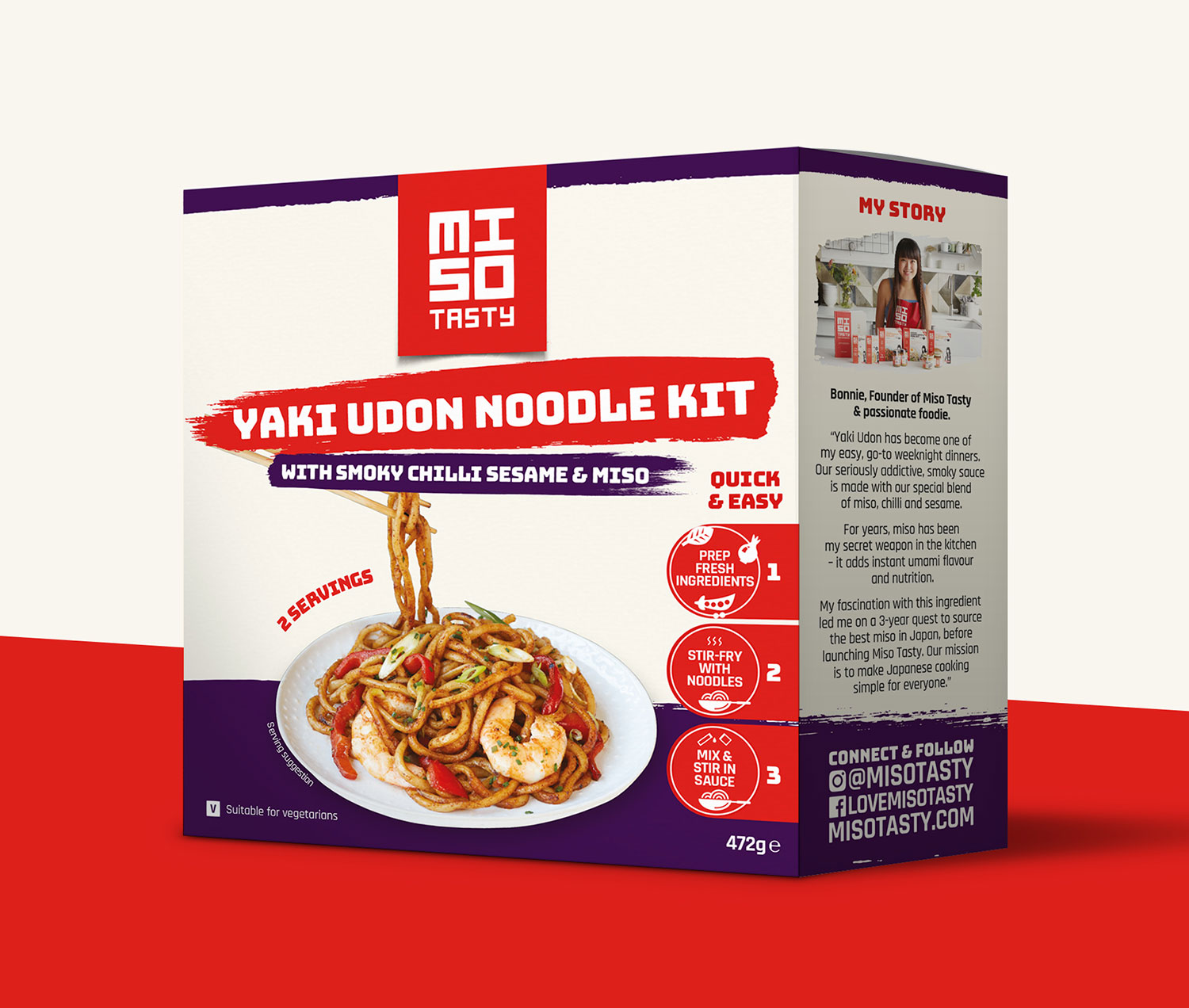 Miso Tasty Noodle Kit Packaging