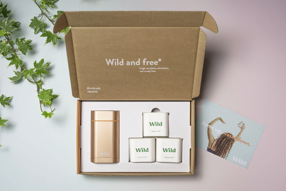 Wild Deodorant Packaging Design
