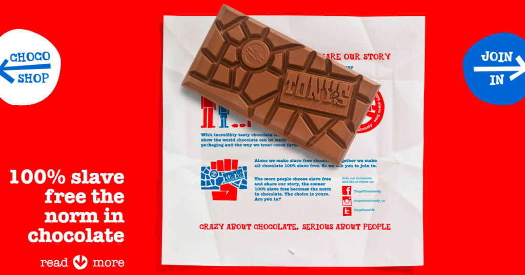 Tony's Chocolonely Packaging